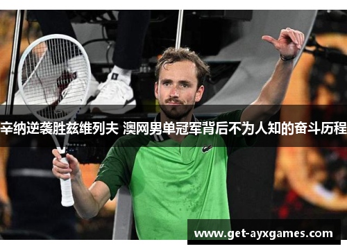 辛纳逆袭胜兹维列夫 澳网男单冠军背后不为人知的奋斗历程 辛纳逆袭胜兹维列夫 澳网男单冠军背后不为人知的奋斗历程